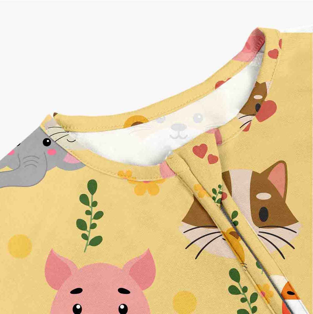 Bamboo Rompers - Full Sleeves - Safari Squad