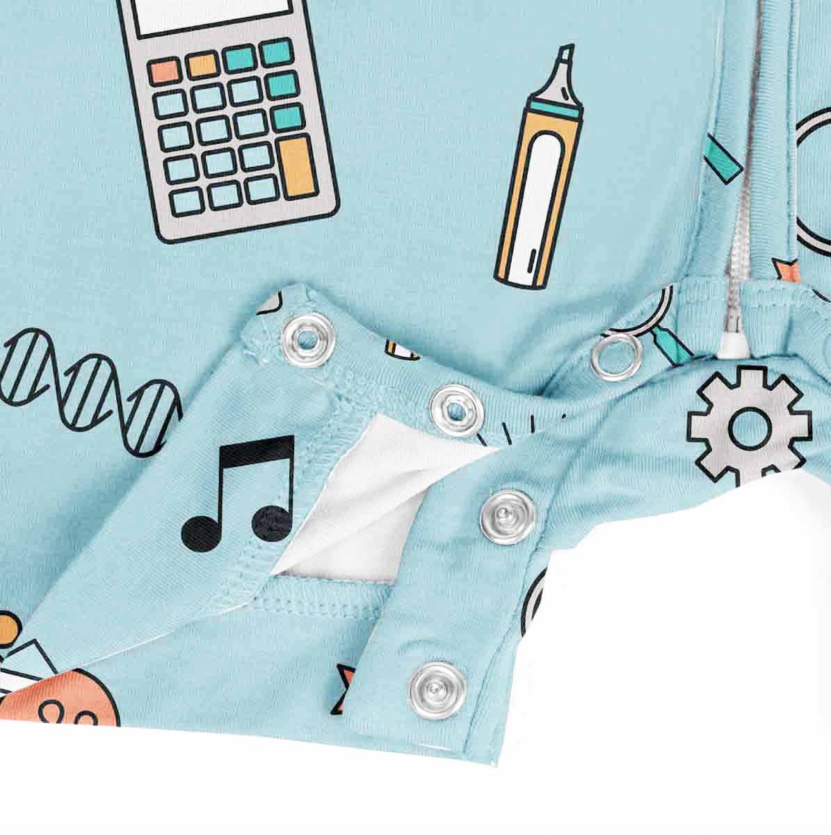 Bamboo Rompers - Half Sleeves - Science Squad