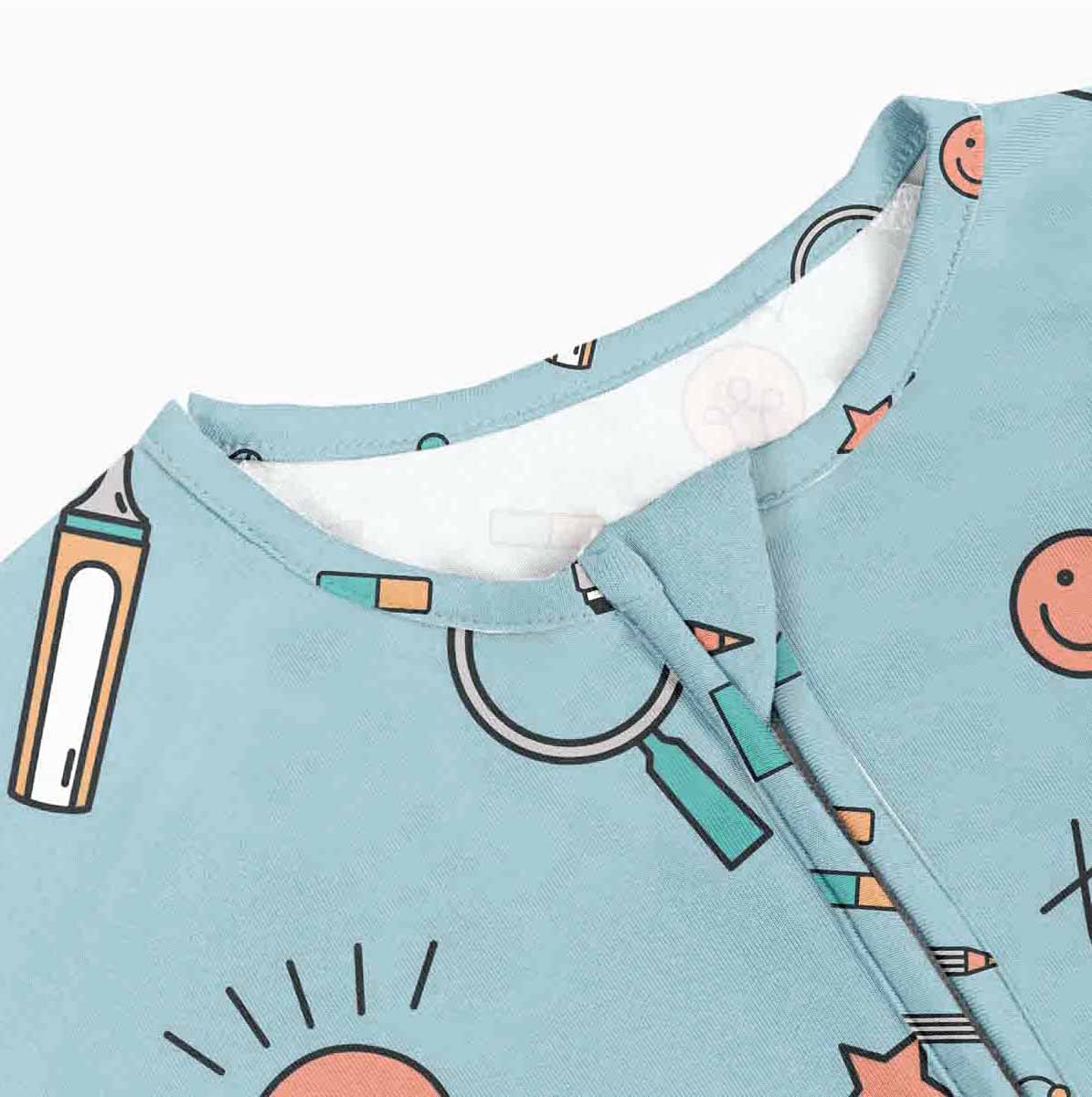 Bamboo Rompers - Half Sleeves - Science Squad