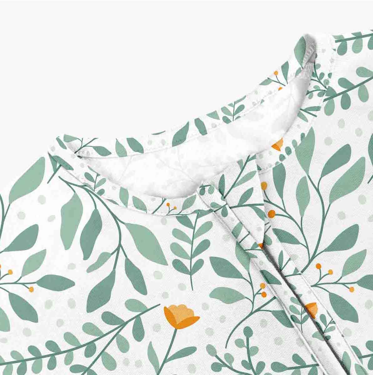 Bamboo Rompers - Full Sleeves - Whimsical Wildflowers