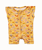 Bamboo Rompers - Half Sleeves - Safari Squad