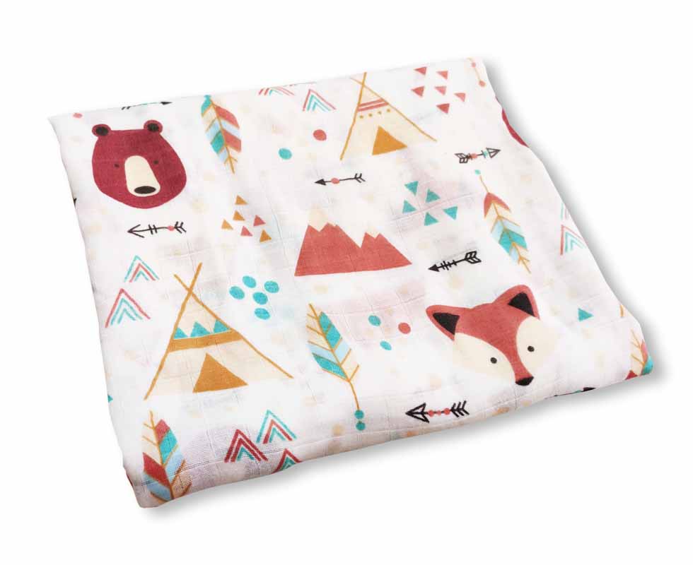 Super Soft Bamboo Cotton Muslin Cloth for Babies