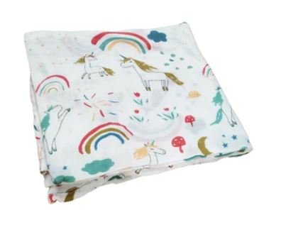 Super Soft Bamboo Cotton Muslin Cloth for Babies